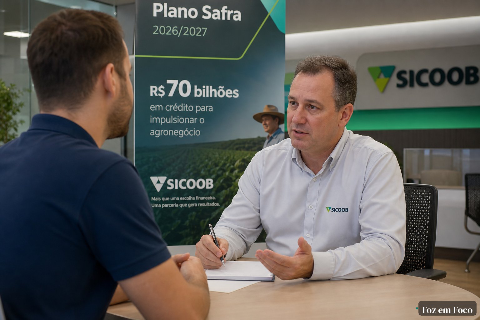 Sicoob libera R$ 70 bilhões em crédito para safra 2026/27